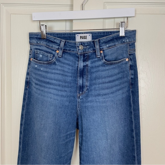 Paige Anessa Wide Leg Crop Jeans - Picture 4 of 12